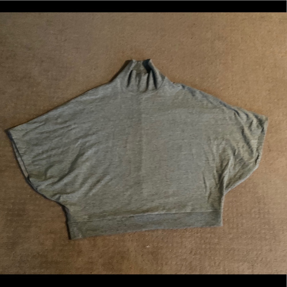 Lou & Grey oversized heather gray sweatshirt Med